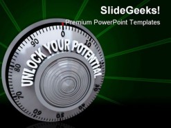 Unlock Your Potential Security PowerPoint Template 1110