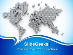 World Map Business PowerPoint Backgrounds And Templates 1210