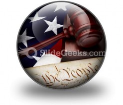 American Justice PowerPoint Icon C