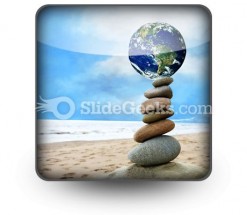 Balanced World PowerPoint Icon S