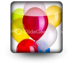 Balloons PowerPoint Icon S