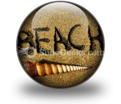 Beach PowerPoint Icon C