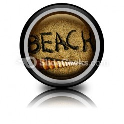 Beach PowerPoint Icon Cc