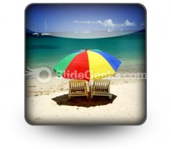 Beach Relax PowerPoint Icon S