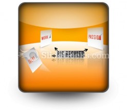 Big Results PowerPoint Icon S