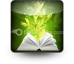 Book Of Magic PowerPoint Icon S