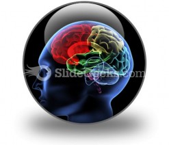 Brain PowerPoint Icon C