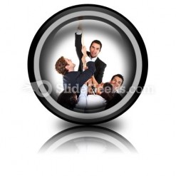 Business Effort PowerPoint Icon Cc