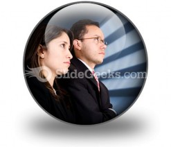 Business Partners PowerPoint Icon C