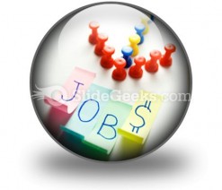Direction To Jobs PowerPoint Icon C