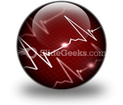 Heart Rate PowerPoint Icon C