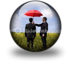 Insurance Agent PowerPoint Icon C