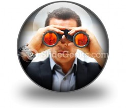 Looking For Success PowerPoint Icon C