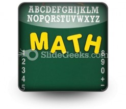 Mathematics PowerPoint Icon S