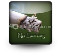 No Smoking PowerPoint Icon S