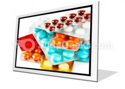 Packs Of Pills PowerPoint Icon F