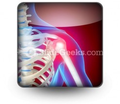 Pain In Shoulder PowerPoint Icon S
