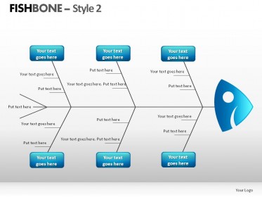 Fishbone Style 2 PowerPoint Presentation Slides