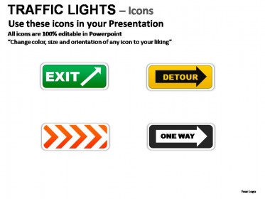 Traffic Lights Icons PowerPoint Presentation Slides