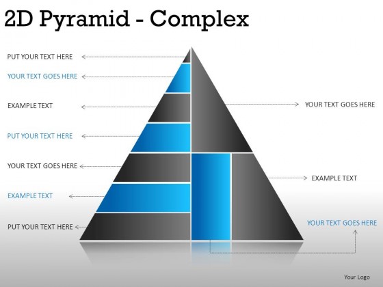 2d Pyramid Complex PowerPoint Presentation Slides