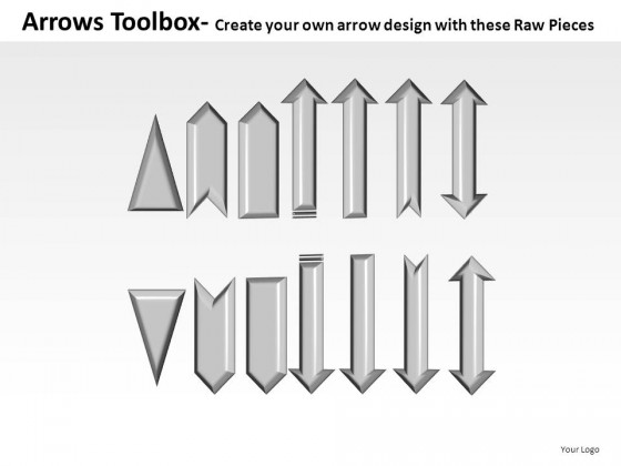 Arrows Toolbox PowerPoint Presentation Slides