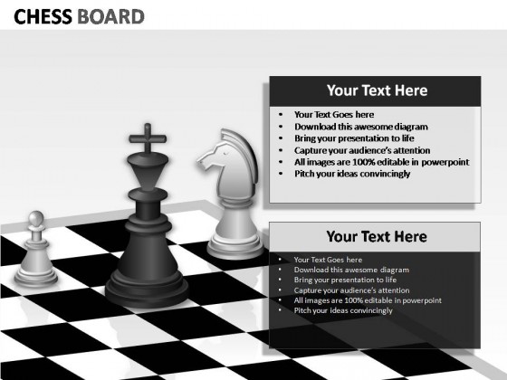 Chess Board PowerPoint Presentation Slides