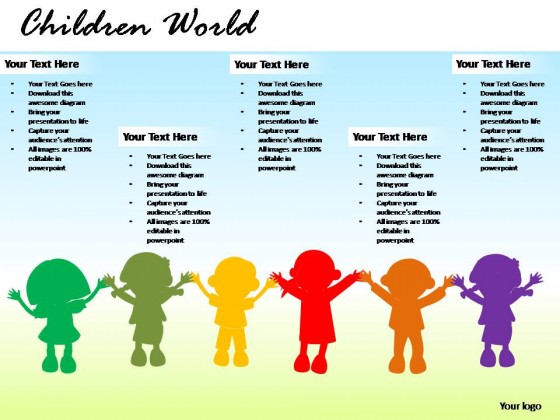 Children World PowerPoint Presentation Slides