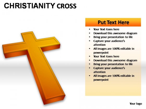Christianity Cross PowerPoint Presentation Slides