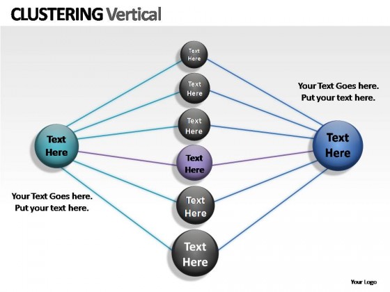 Clustering Vertical PowerPoint Presentation Slides