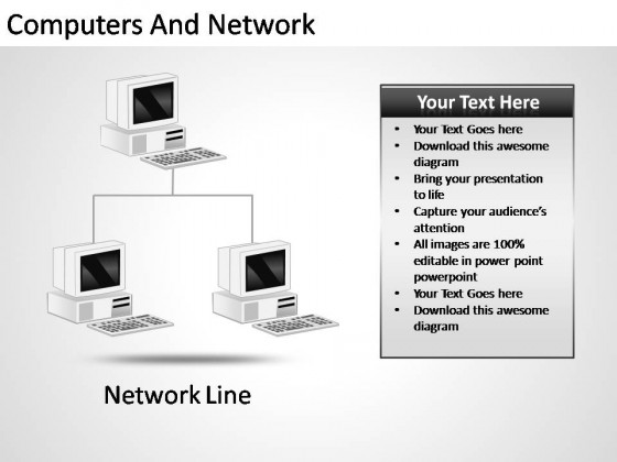 Computers And Network PowerPoint Presentation Slides
