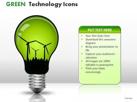 green technology powerpoint template