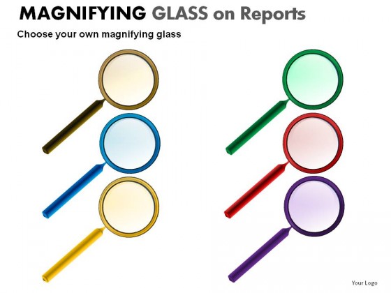 Magnifying Glass PowerPoint Presentation Slides
