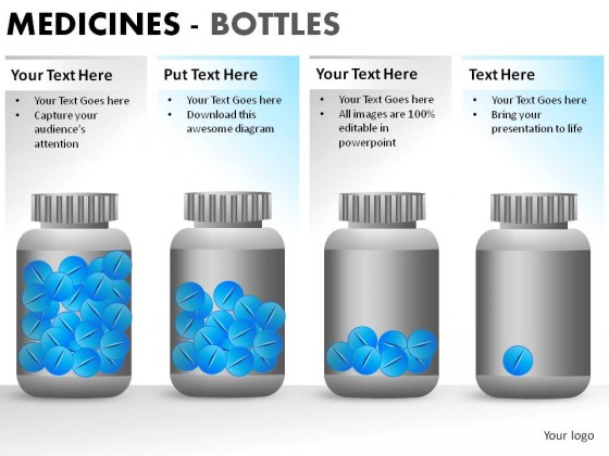 Medicine Bottles PowerPoint Presentation Slides
