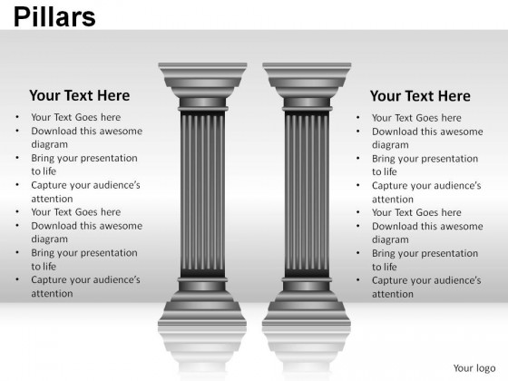 Pillars PowerPoint Presentation Slides