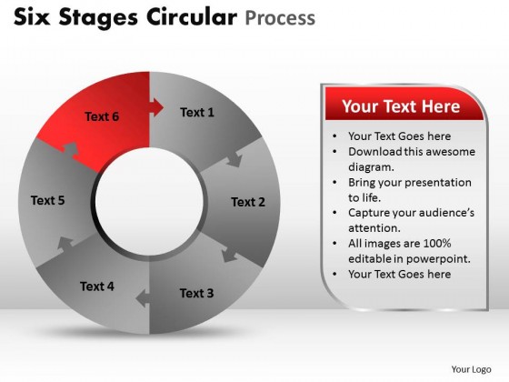 PowerPoint Template Circular Process Ppt Slides