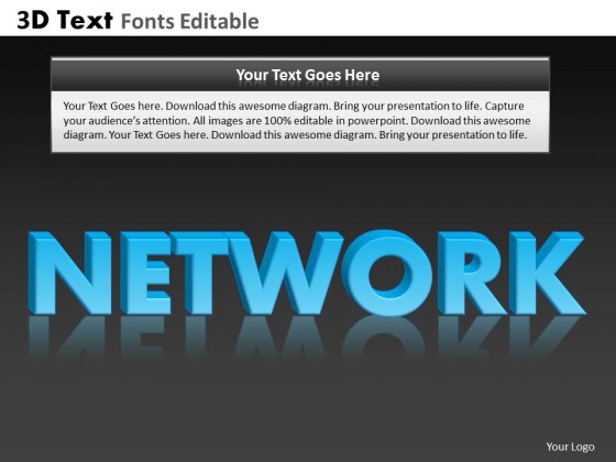 PowerPoint Template Diagram Fonts Editable Ppt Slides