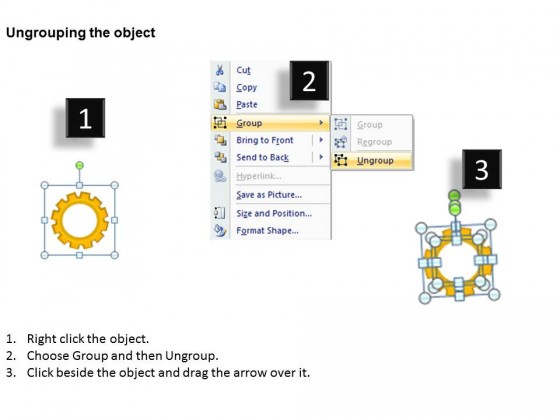 PowerPoint Template Graphic Gears Process Ppt Slides