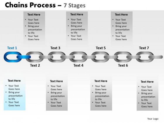 PowerPoint Template Marketing Chains Process Ppt Slides
