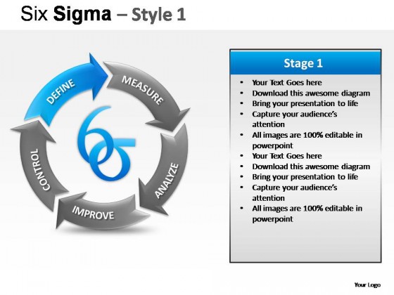 Six Sigma Style 1 PowerPoint Presentation Slides