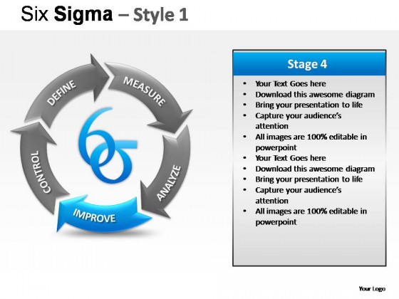 Six Sigma Style 1 PowerPoint Presentation Slides
