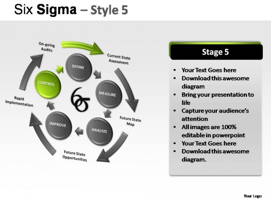 Six Sigma Style 5 PowerPoint Presentation Slides