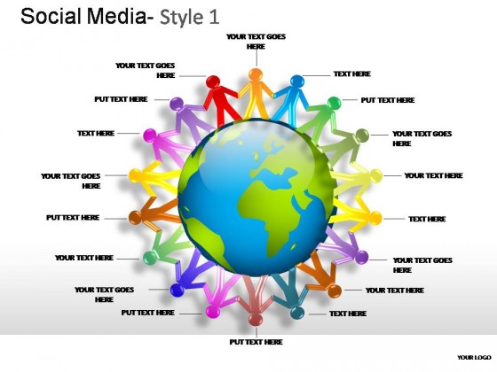 Social Media Style 1 PowerPoint Presentation Slides