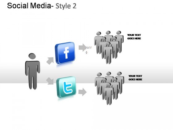 Social Media Style 2 PowerPoint Presentation Slides