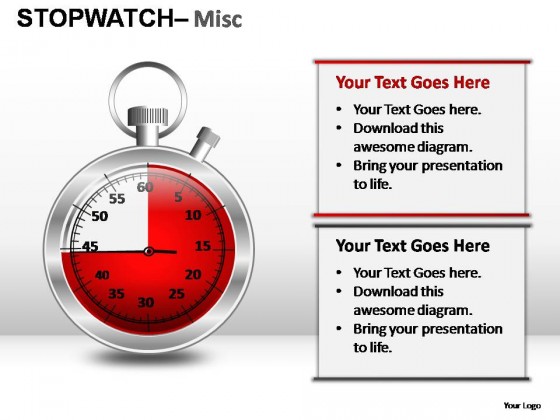 Stopwatch Misc PowerPoint Presentation Slides