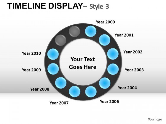 Timeline Display Style 3 PowerPoint Presentation Slides