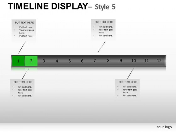 Timeline Display Style 5 PowerPoint Presentation Slides