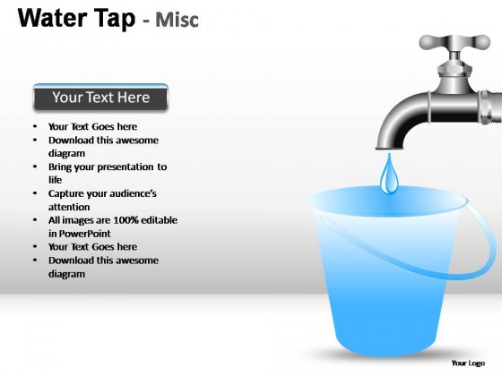 Water Tap Misc PowerPoint Presentation Slides