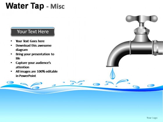 Water Tap Misc PowerPoint Presentation Slides