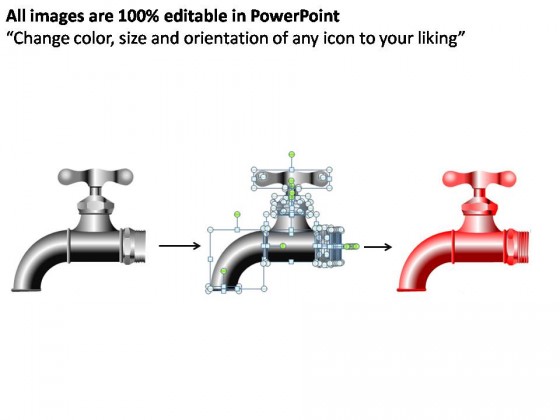 Water Tap On Off PowerPoint Presentation Slides