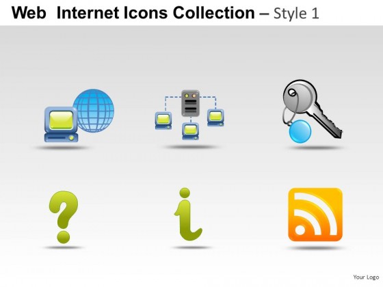 Web Internet Icons Style 1 PowerPoint Presentation Slides